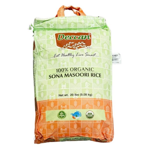 Deccan Organic Sona Masoori 20lbs