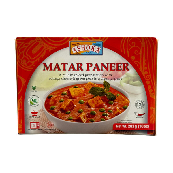 Ashoka Entree Matar Paneer 12 x 283gms