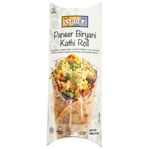 Ashoka Paneer Biryani Kathi Roll 24 x 200gms