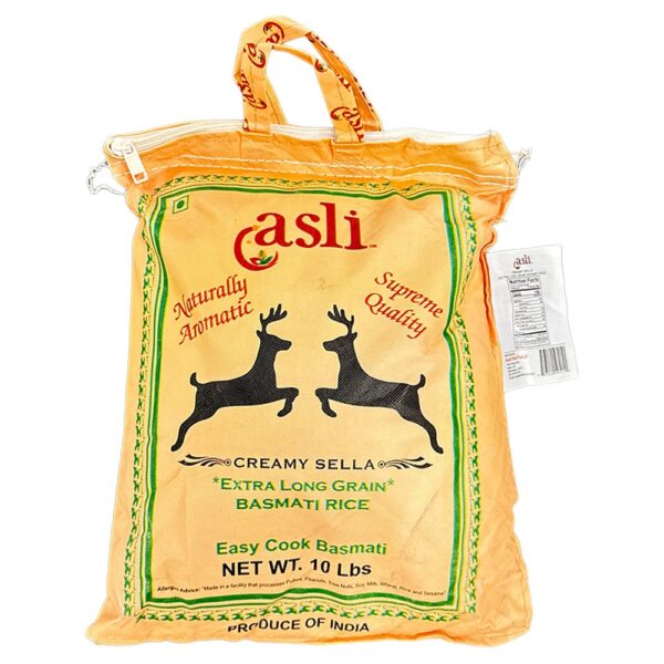 Asli Creamy Sella Basmati Rice 10lbs
