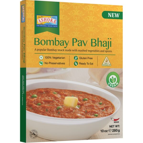 Ashoka RTE Bombay Pav Bhaji (Vegan) Curry 280gms