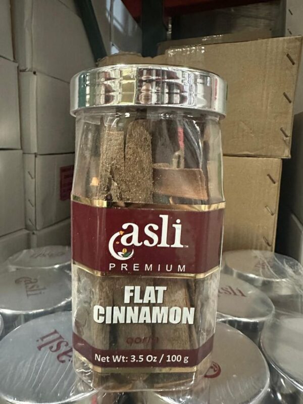 Asli Flat Cinnamon 12 x 100gms JAR