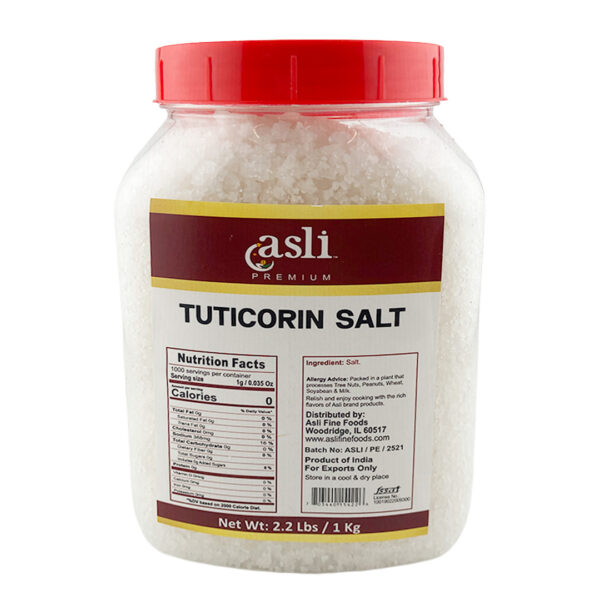 Asli Tuticorin Salt JAR 2.2 Lbs/1kg