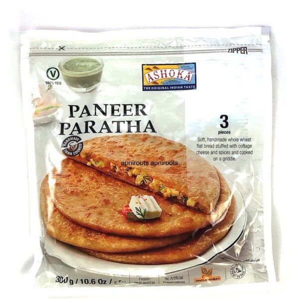 Ashoka Paneer Paratha 24 x 300 gms (3 pcs per packet) Promo 2 for $4.00