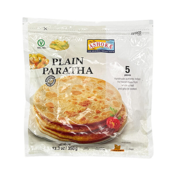 Ashoka Plain Paratha 24 x 350 gms (5 pcs per packet) Promo 2 for $4.00