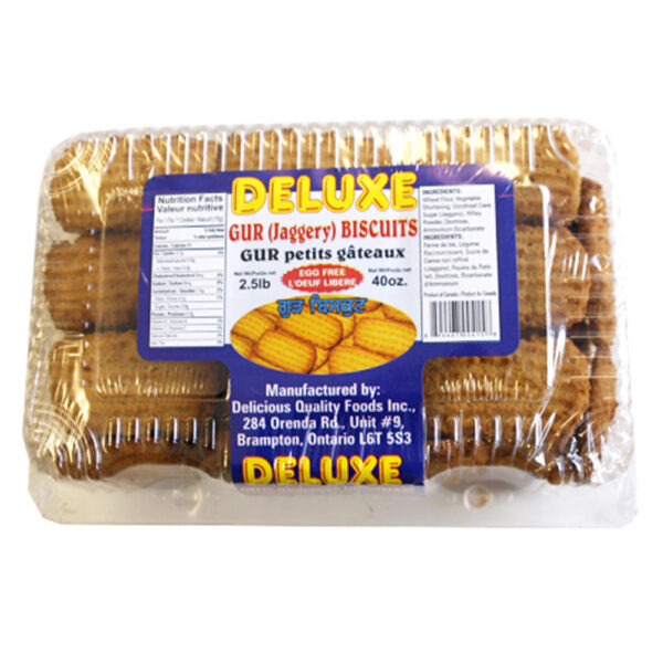Deluxe Gur (Jaggery) Biscuit 14 x 650gms