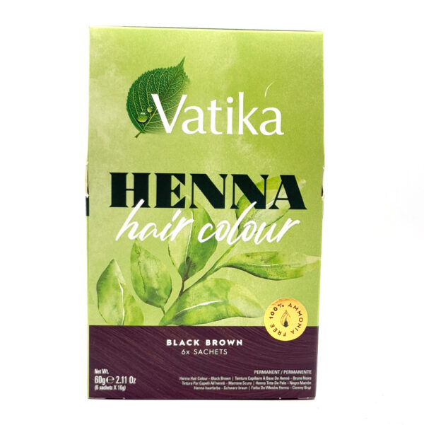 Dabur Vatika Black Henna Hair Color 6 x 6 x 10gms