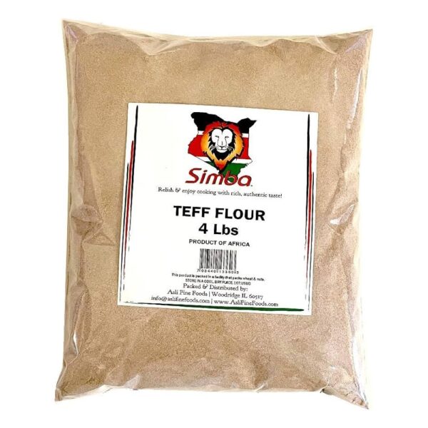 Simba Brown Teff Flour 4lbs