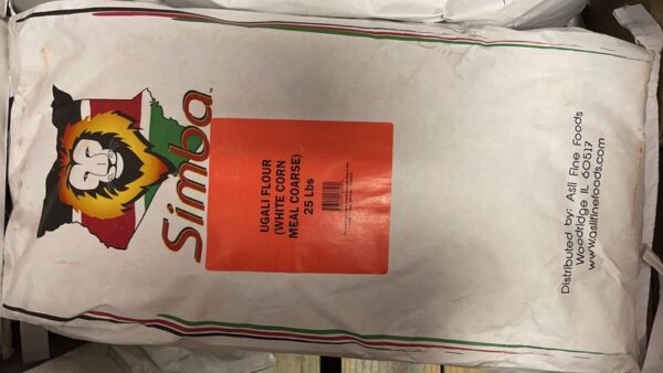 Simba White Corn Meal Coarse 25 lbs