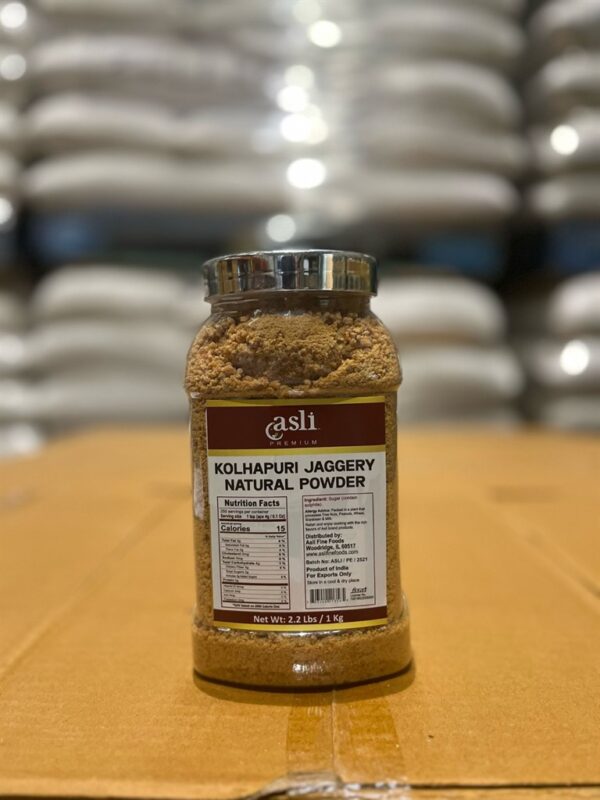 Asli Kolhapuri Jaggery Powder 1kg Jar