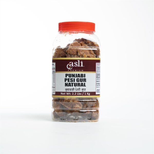 Asli Punjabi Pesi Gur Jar 1kg