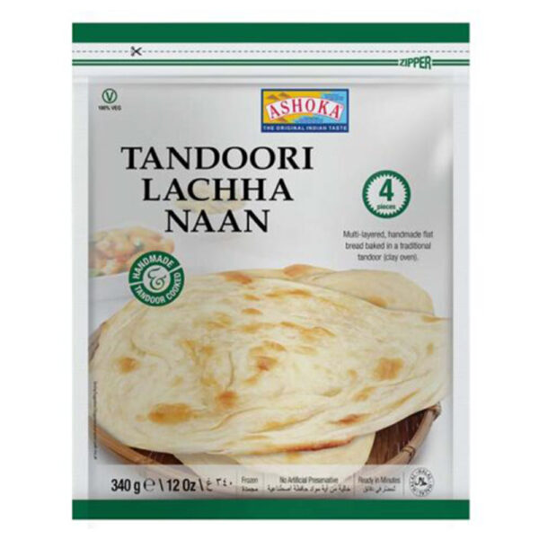 Ashoka Tandoori Lachha Naan 24 x 340 gms