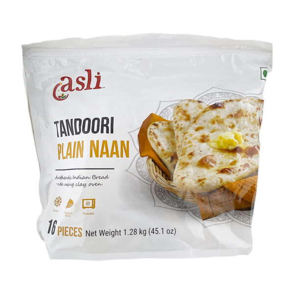 Asli Plain Tandoori Naan 1.28kg