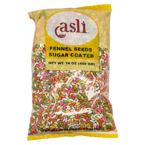 Asli Sugar Coated Fennel Seeds 14 oz