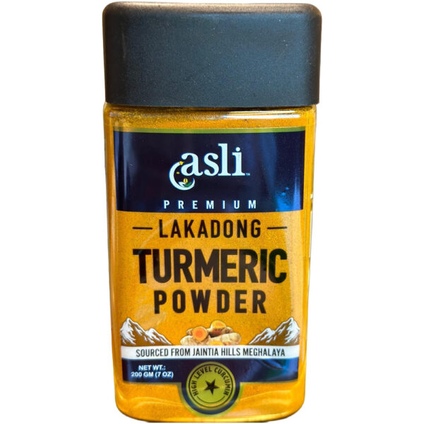 Asli Lakadong Haldi (Turmeric) Powder 7oz (200gms) Jar
