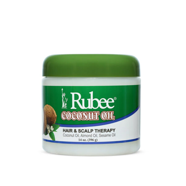 Rubee Coconut Oil (Hair & Scalp Therapy) Jar 14oz