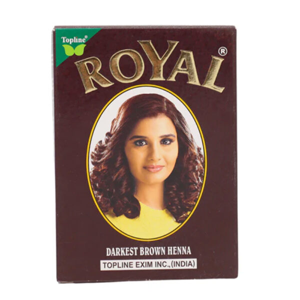Royal Henna Darkest Brown 10 x 60gms