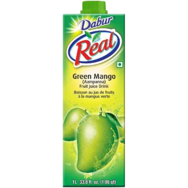 Dabur Real Green Mango ( Aampanna ) Juice Drink 1 lit