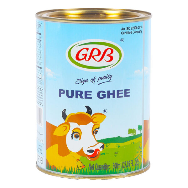 GRB Pure Cow Ghee Tin 800ml