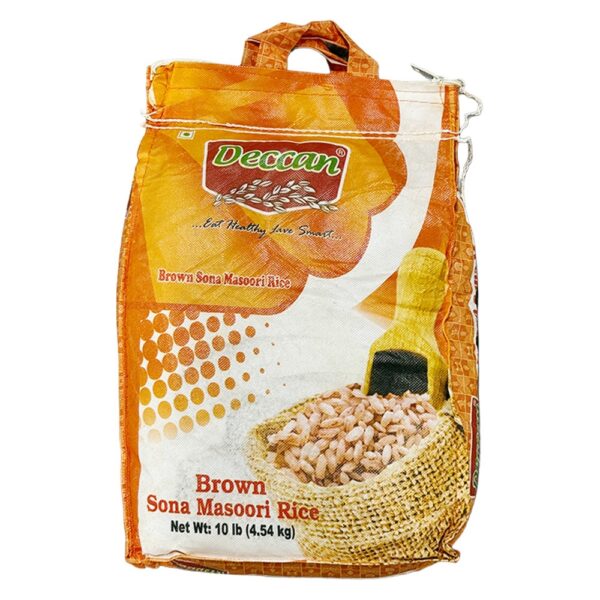 Deccan Brown Sona Masoori Rice 10lbs
