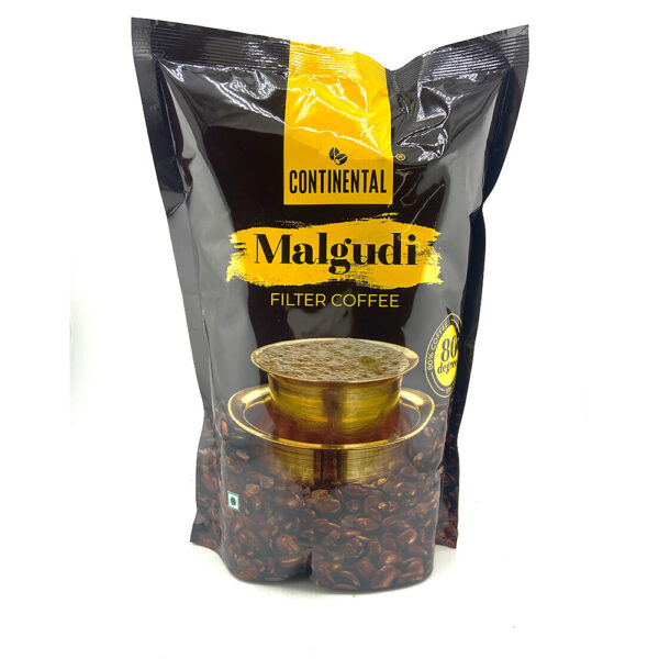 Continental Filter Coffee (80% Coffee + 20% Chicory) Malgudi Brown 500g