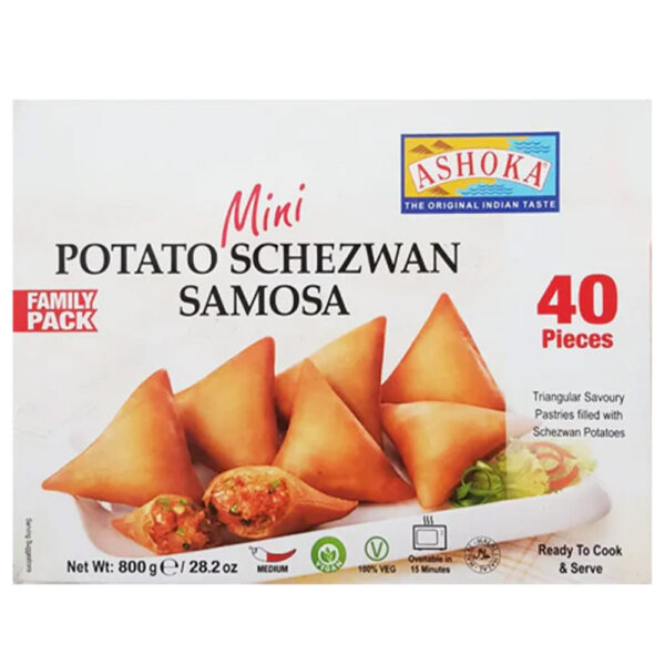 Ashoka Potato Schezwan Samosa 800g (40pc/20g)