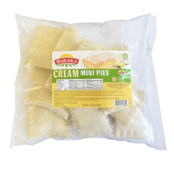 BARAKA Mini Cream Pie Pastry 500g