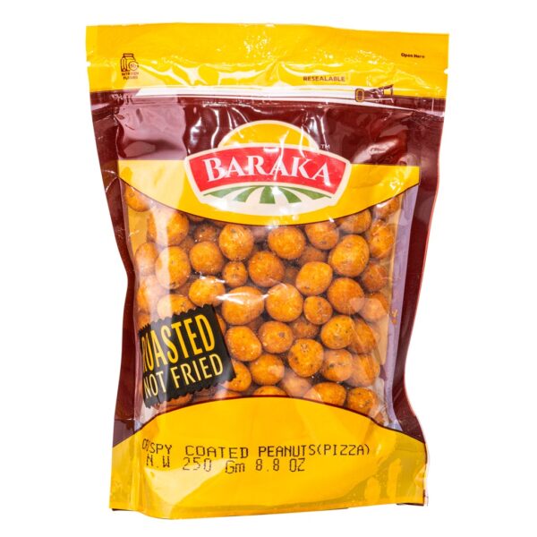 Baraka Coated Peanuts PIZZA Bag 250g