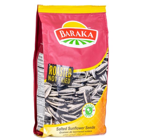 BARAKA BLACK Salted Sunflower Seeds in foil 300g