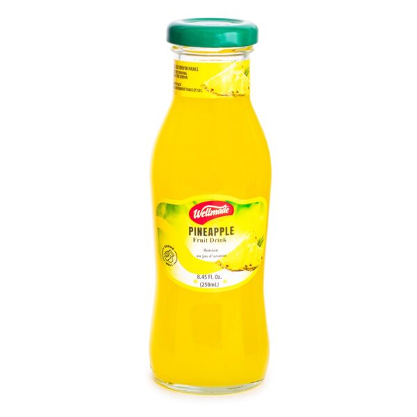 Wellmade Pineapple Juice 250mL Bottles