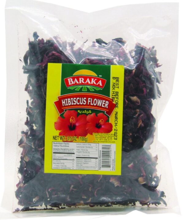 BARAKA Hibiscus Flower loose in Bag 3.5 oz