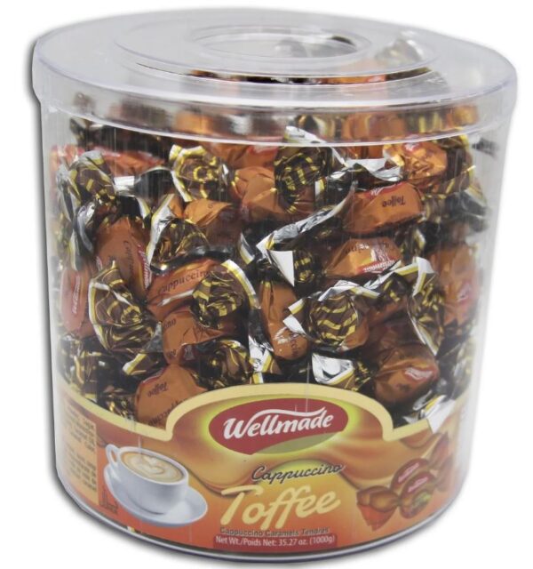 Wellmade CAPPUCCINO Toffee Tub 1000g