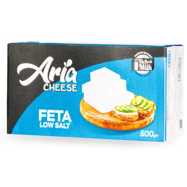 Aria Feta Cheese Low Salt 500g