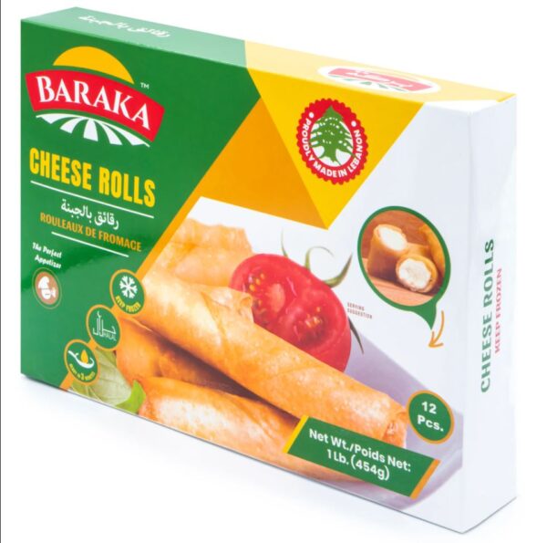 BARAKA Frozen Cheese Rolls 454g