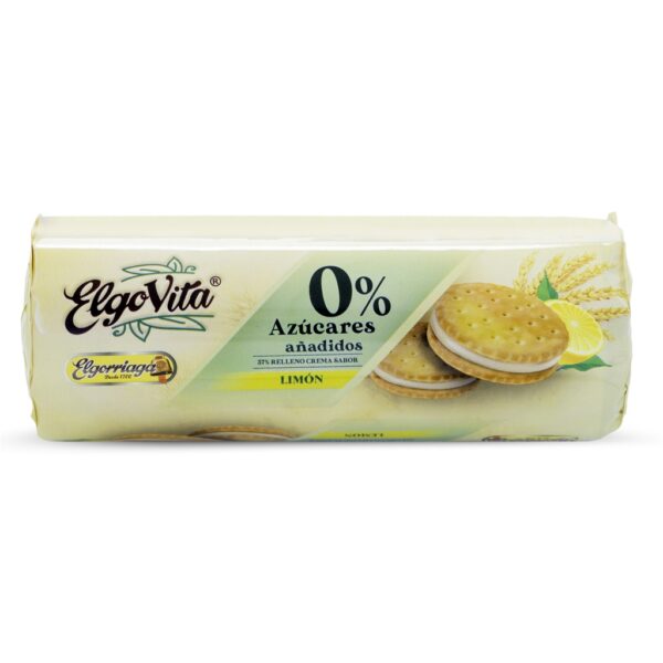 Lemon sandwich biscuits No-Sugar added 180 g