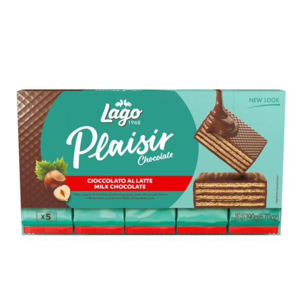 Lago Milk Plaisir Wafers Multi-Pack 38g x 5