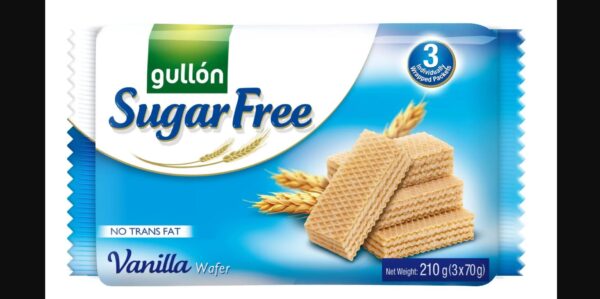 Gullon Vanilla Sugar Free wafers 180g