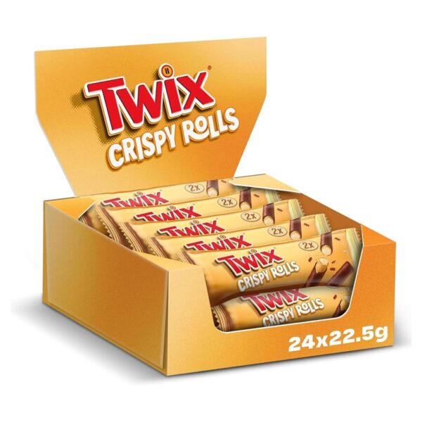 TWIX Caramel CRISPY WAFER ROLLS std (twin) single (23.4g )