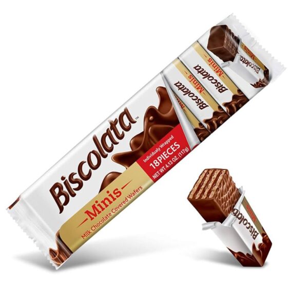 Biscolata Minis Chocolate Wafers 4.13oz