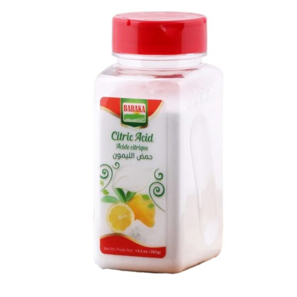 Baraka Citric Acid in Spice plastic tub 13.5oz
