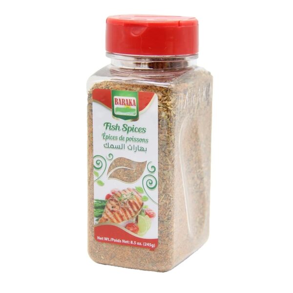 Baraka Fish Spice in plastic tub 8 oz