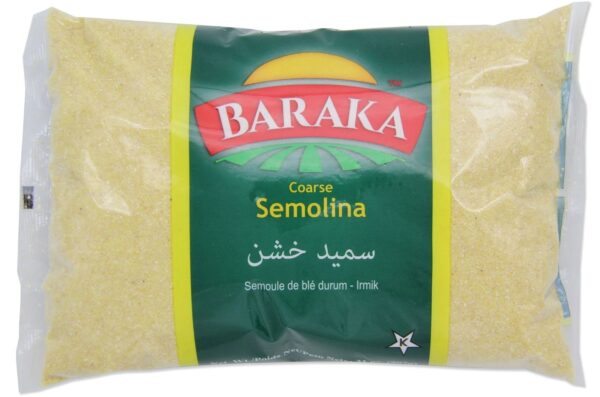 Baraka Coarse Semolina #3 Bag 2 Lbs
