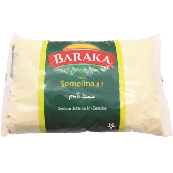 Baraka Fine Semolina #1 Bag 2 Lbs