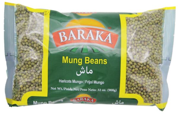 Baraka Mung Beans Packed in Bags 908g