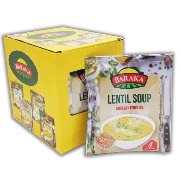 Baraka Lentil Soup (84g pouch ) Displays