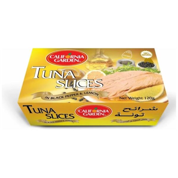 California Garden Tuna Lemon and Pepper Sliced 120 g