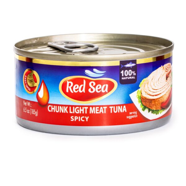 Red Sea Tuna Solid in Sunflower oil and chili pepper 185g