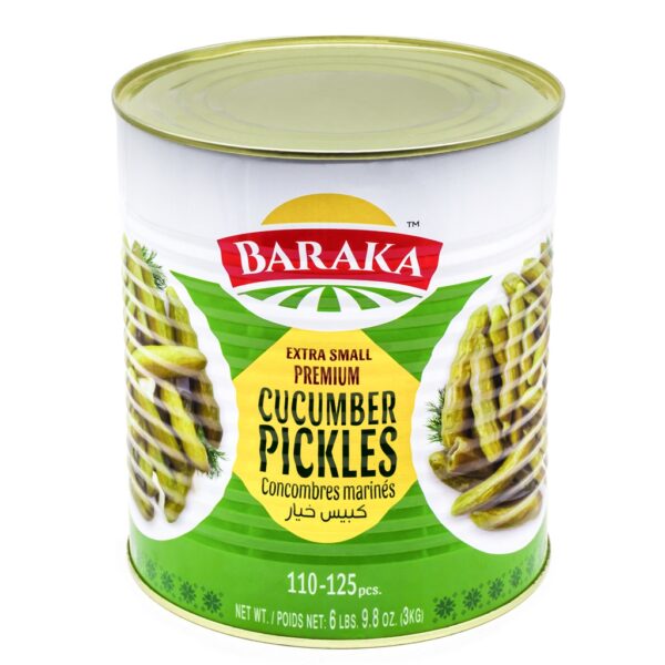 BARAKA Cucumber Premium Baby pickles in tin 3000 g
