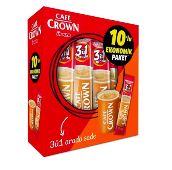 Cafe Crown Instant Coffee Sticks 3 in 1 (17.5g )