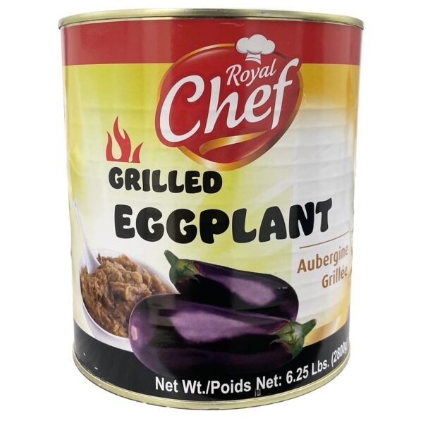 Royal Chef Grilled Eggplant Tin 6.25 Lbs